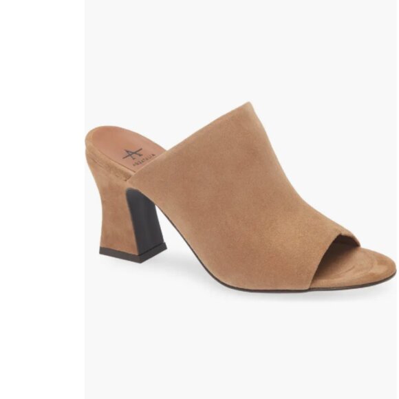 NEW Aquatalia Carmina Suede Mule Sandals - Picture 4 of 10